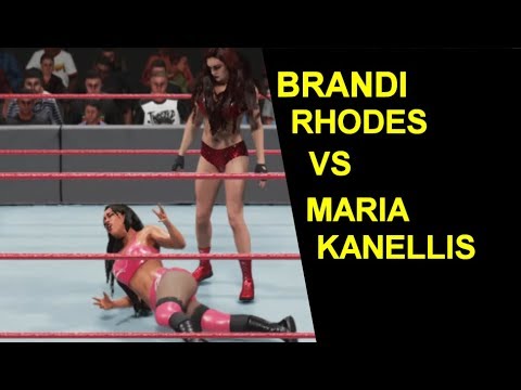 WWE 2K19 Brandi Rhodes vs Maria Kanellis - Extreme Rules