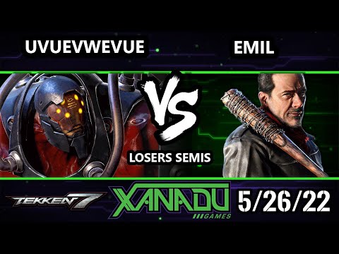 F@X 458 Losers Semis - UvueVwevue (Gigas, Bob) Vs. Emil (Negan, Dragunov) Tekken 7