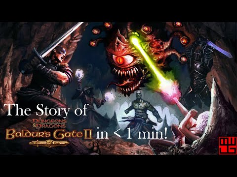 Baldur's Gate 2's Story in LESS Than 1 Minute