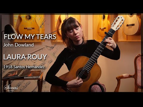 Laura Rouy plays Flow My Tears by John Dowland on a 1918 Santos Hernandez Classical Guitar