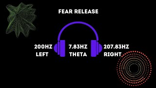 7.83Hz Theta Binaural Beat + 200Hz Solfeggio - Deep Healing, Fear Release & Schumann Resonance