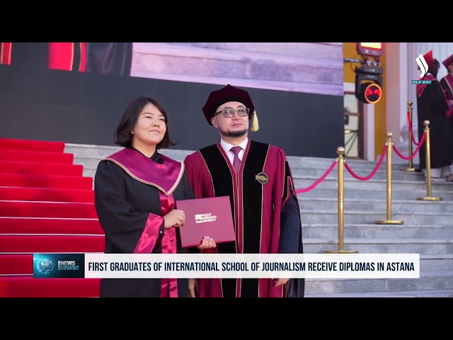 Uluslararası Gazetecilik Okulu'nun ilk mezunları diplomalarını aldılar