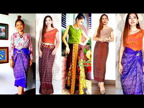 Amazing how to wear Sarong silk/ 25 Design/at home