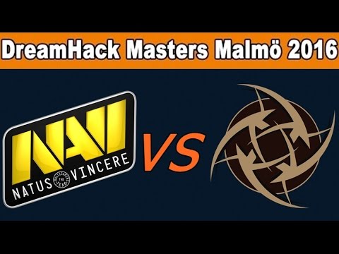 Natus Vincere vs Ninjas in Pyjamas Game 1 on Dust 2 - Dreamhack Masters Malmo 2016: Grand Final