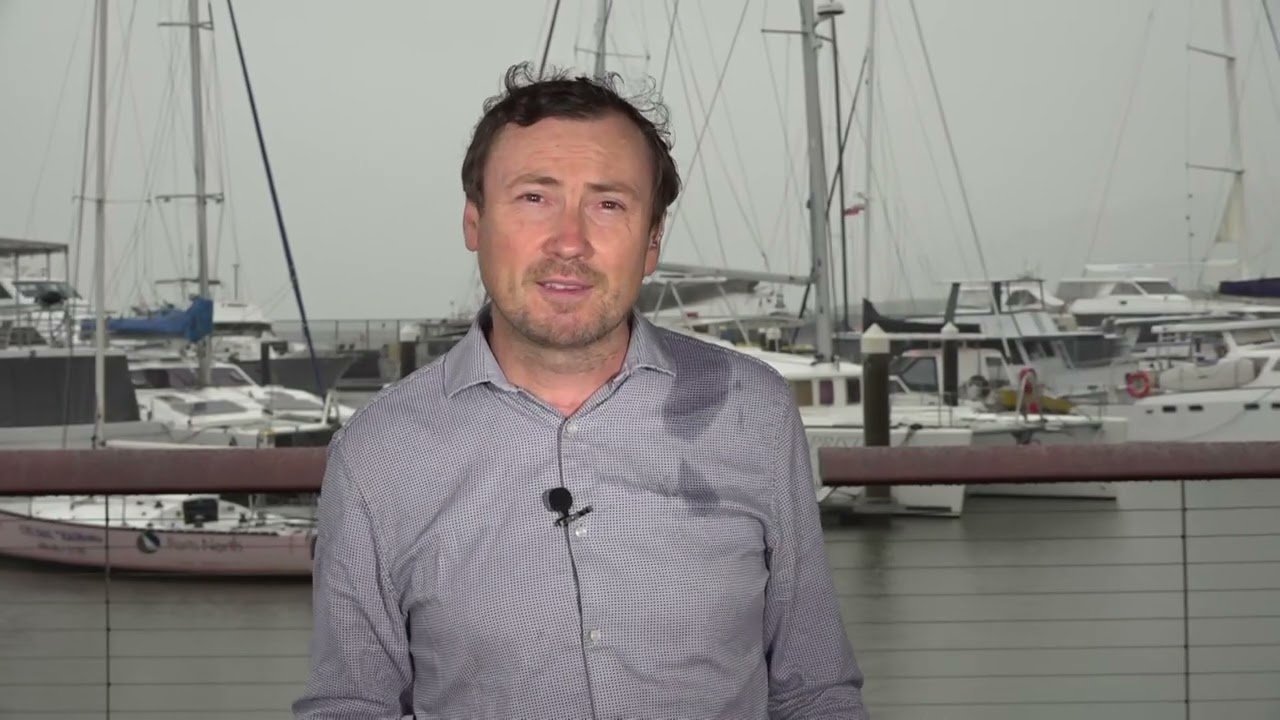 Conor Byrne ABC News Breakfast cross cyclone watch