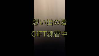 想い出の渚 GiFT練習中