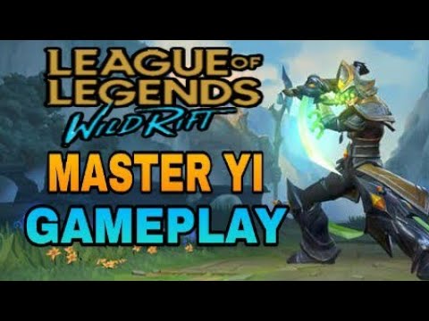 LEAGUE OF LEGENDS WILD RIFT MASTER YI GAMEPLAY | BOBSNIGHTMARE TV