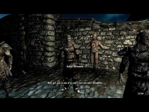 The Elder Scrolls V: Skyrim - Kodlak Whitemane's SPEECH!! (1080p)