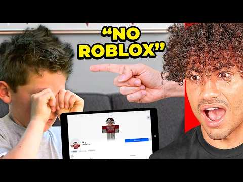 MOM BANS KID FROM ROBLOX..