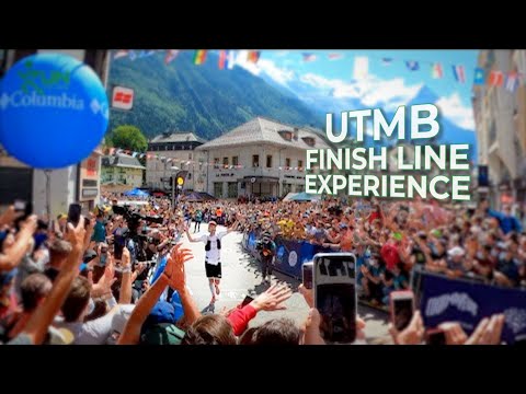 UTMB 2021 Champion Crossing Finish Line