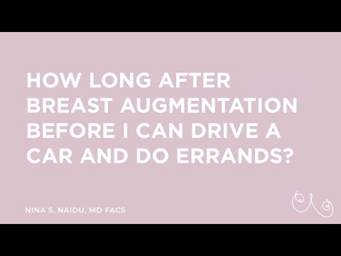 1st YouTube video about how long after breast augmentation can i drive