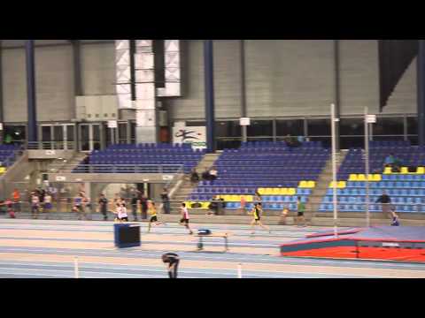 Wieter Annaert 800m kadet eerste jaar Topsporthal Gent 26/12/'14