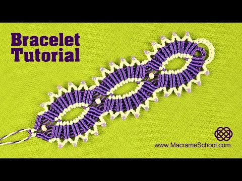 Spiral Macrame Patterns DIY Macrame Spiral Bracelets