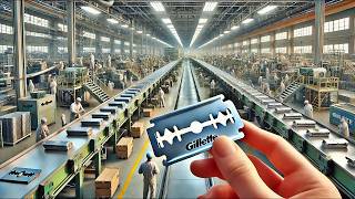 Cum se fac lamele de bărbierit în procesul industrial