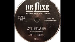 John Lee Hooker (named John Lee Booker) "Blue Monday" DeLuxe 6004 (1947)