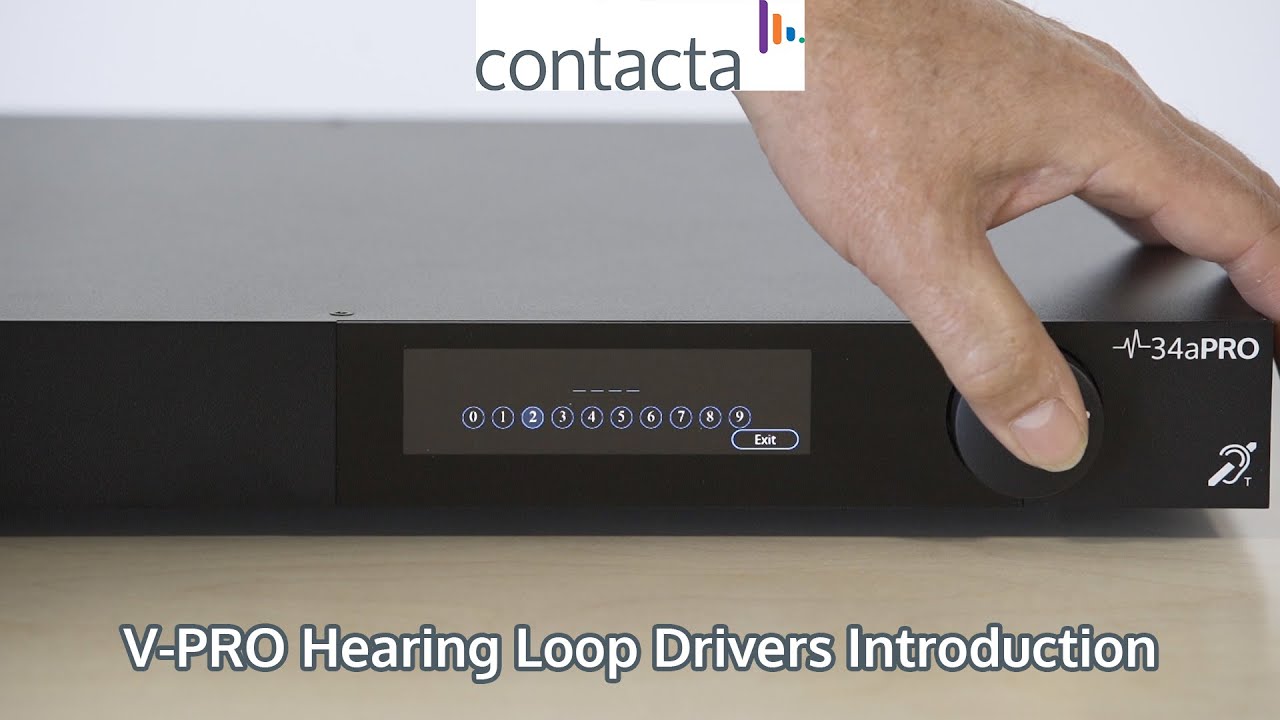Contacta V-PRO Hearing Loop Driver Introduction