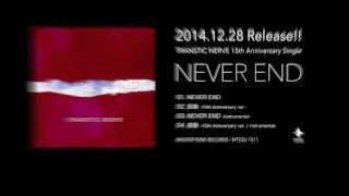 TRANSTIC NERVE debut 15th Anniversary single『NEVER END』