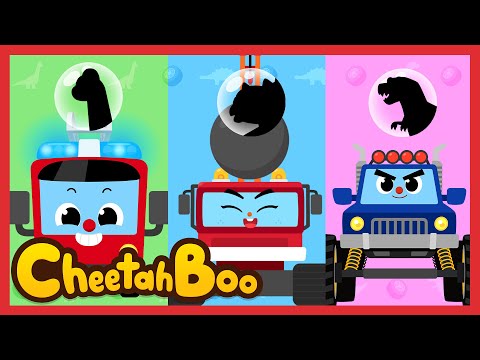 [🎉NEW] Who is the dinosaur that looks like us? | Vehicle | Nursery rhymes & Kids Song #Cheetahboo