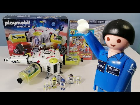 PLAYMOBIL Space Space Station 9487 from 2018 and Luca Parmitano, the first figure in space unboxing