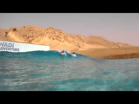 Warren shreds the Al Ain wave pool