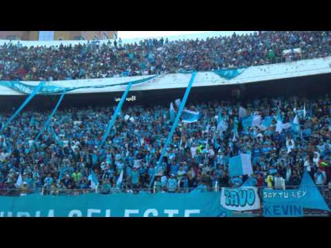 "Hinchas bolivar, final estadio" Barra: La Vieja Escuela &bull; Club: Bolívar