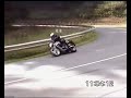 Motorcycle nearly Highsider