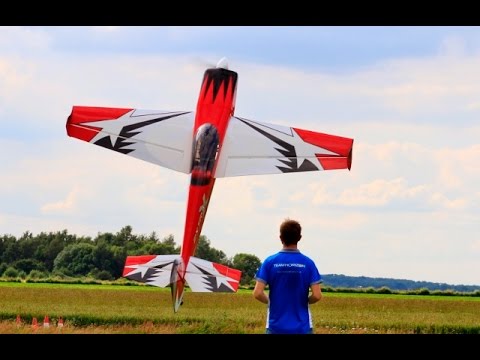 HANGAR 9 EXTRA 300X 35% 3D RC DA 120cc ARF (HAN9225) - DEANO COXON HORIZON HOBBY UK - 2016