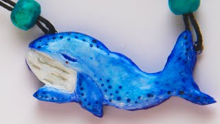 Whale | Pendant - Polymer Clay Tutorials