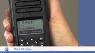 Motorola Mototrbo DP4600 Portable Radio - Alarm Activation Training Video