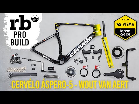 Inside Team Visma | Lease a Bike – Wout van Aert’s Cervélo Áspero-5 | Pro Build #roadbikechannel