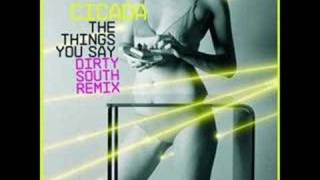 Cicada - The Things You Say (Dirty South Radio Edit Remix)