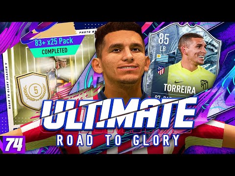 OMG!!! 83+ 25 PACK!!! ULTIMATE RTG! #74 - FIFA 21 Ultimate Team Road to Glory