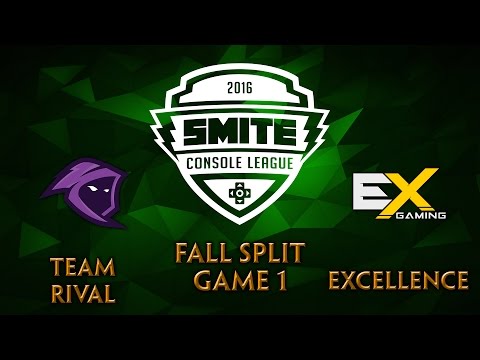 SMITE Console League EU Fall Split Week 4 - Team Rival vs. eXcellence (Game 1)