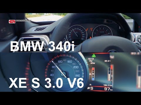 BMW 340i vs Jaguar XE S 3.0 V6 SPEED