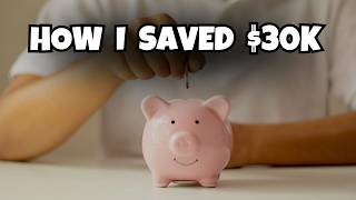 How I Saved $30K on $2,500 a Month (During a Recession)
