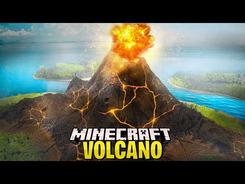 I Survived 100 Days on a VOLCANO ISLAND in Minecraft