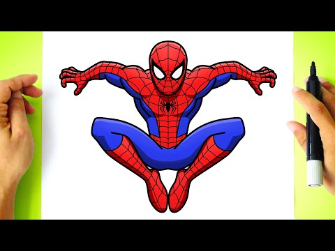 Como DESENHAR o HOMEM-ARANHA - Como DIBUJAR a SPIDERMAN - (Spider-Man Classic Suit)