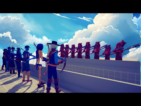 ALL ARCHERS vs EVERY UNIT - Totally Accurate Battle Simulator TABS