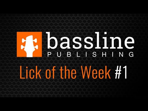 Bass Lick of the Week #1 (2026)