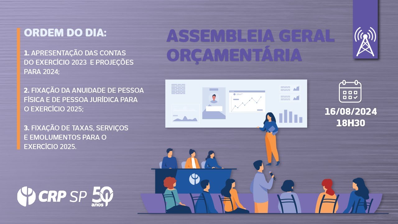 Assembleia Geral Orçamentária 2024 do CRP SP