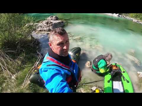 Packrafting Soca von Camp Lisa bis Friedhofstrecke