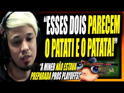 TITAN REACT BRONZIOCRE: MINERS vs KABUM - "COREANO LATINDO E ASHE SUPORTE - CBLOL DA ZUEIRA"