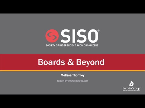 SISO Women's Leadership Forum - Part 2: Visibility for Boards and Beyond
