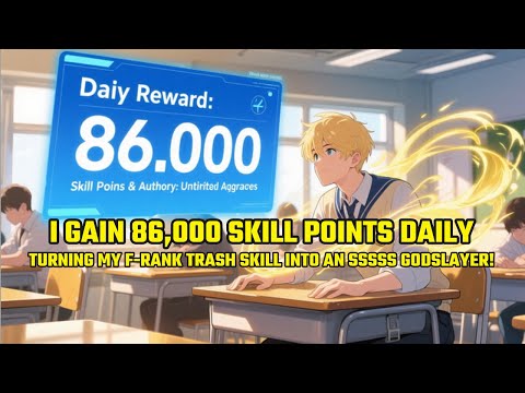 I Gain 86,000 Skill Points DAILY, Turning My F-Rank Trash Skill into an SSSSS-Rank GODSLAYER!