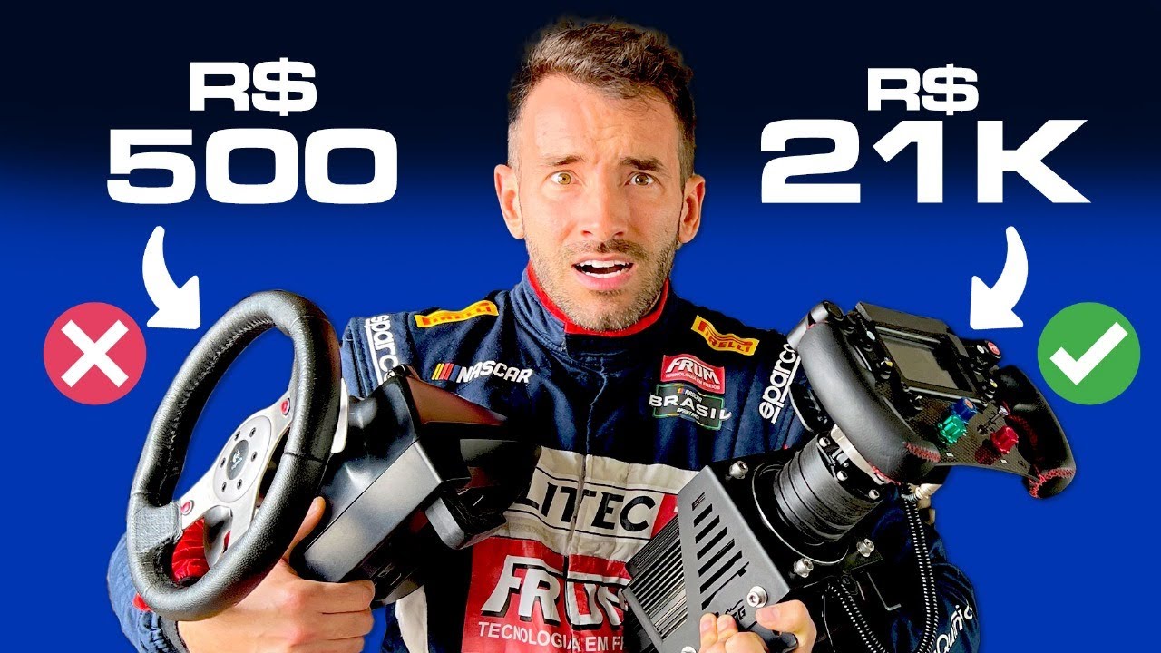 Simulador de Corrida Barato VS Profissional - A prova definitiva