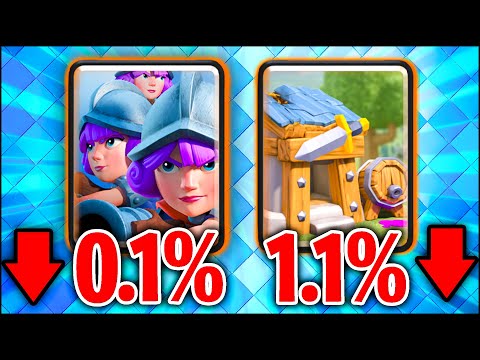 VINCO CON le CARTE MENO UTILIZZATE di CLASH ROYALE ITA