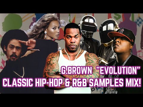 Best Hip-Hop R&B OG Samples Mix! G.Brown - Evolution DJ Mixtape - Originals Remixed w Samples '07