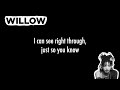 Willow - Transparent Soul (Lyrics)