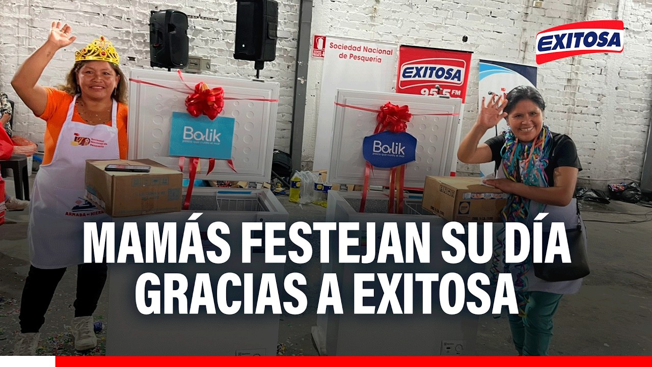 🔴🔵 Mamás festejan su día con grandes regalos y sorteos de electrodomésticos gracias a radio exitosa