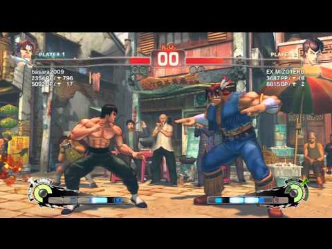 SSF4 AE: basara2009 (T. Hawk) VS EX MIZOTERU (Fei Long)